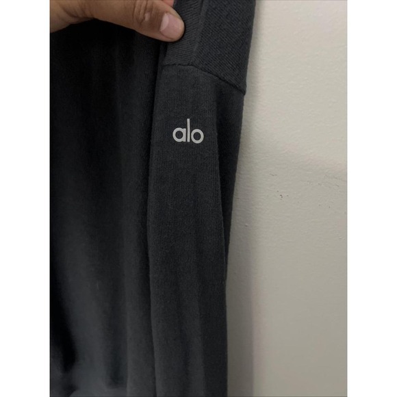 alo yoga sweatshirt Size L Dark Gray - Picture 3 of 4